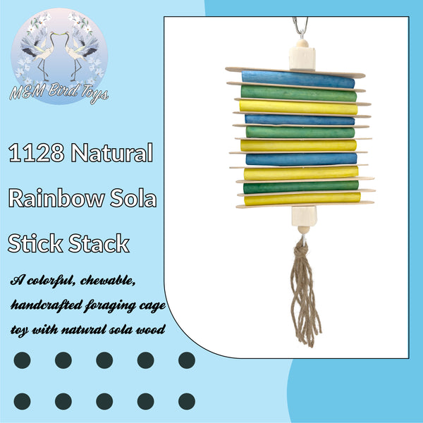 1128 Natural Rainbow Sola Stick Stack - Hover