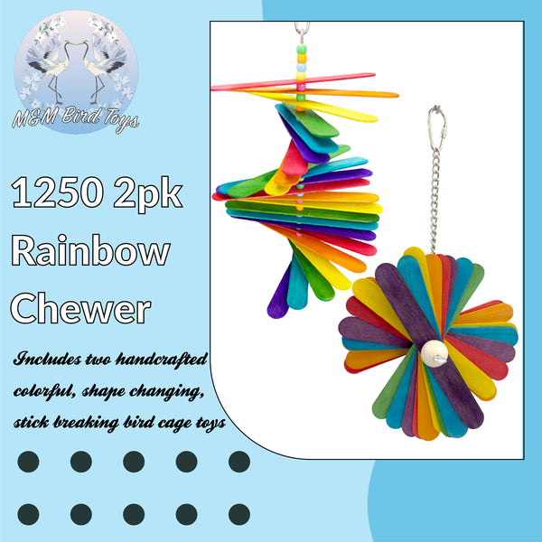 1250 2pk Rainbow Chewer - Hover