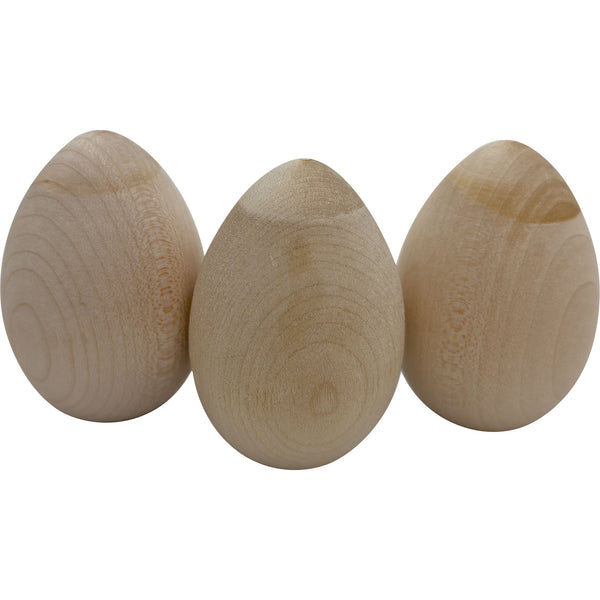 2151 Pk3 Wood Eggs - Hover