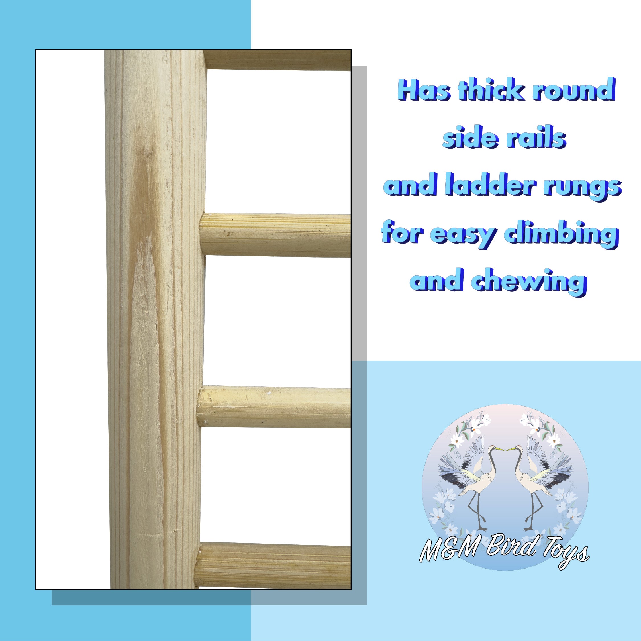 4003 16 Inch Thick Pine Ladder