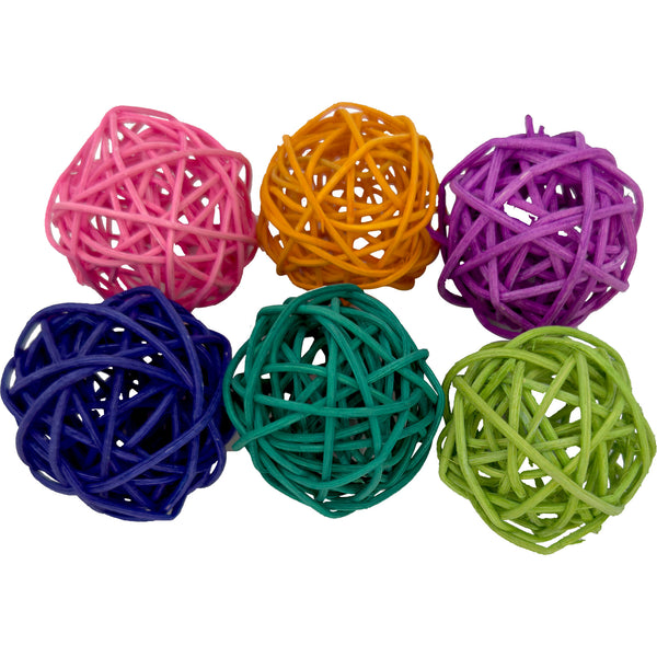 5057 Pk6 Small Rainbow Vine Balls