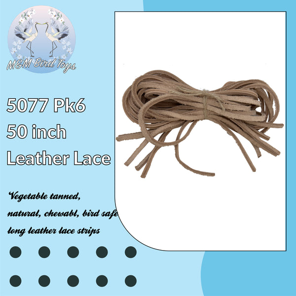 5077 Pk6 50 Inch Leather Lace - Hover