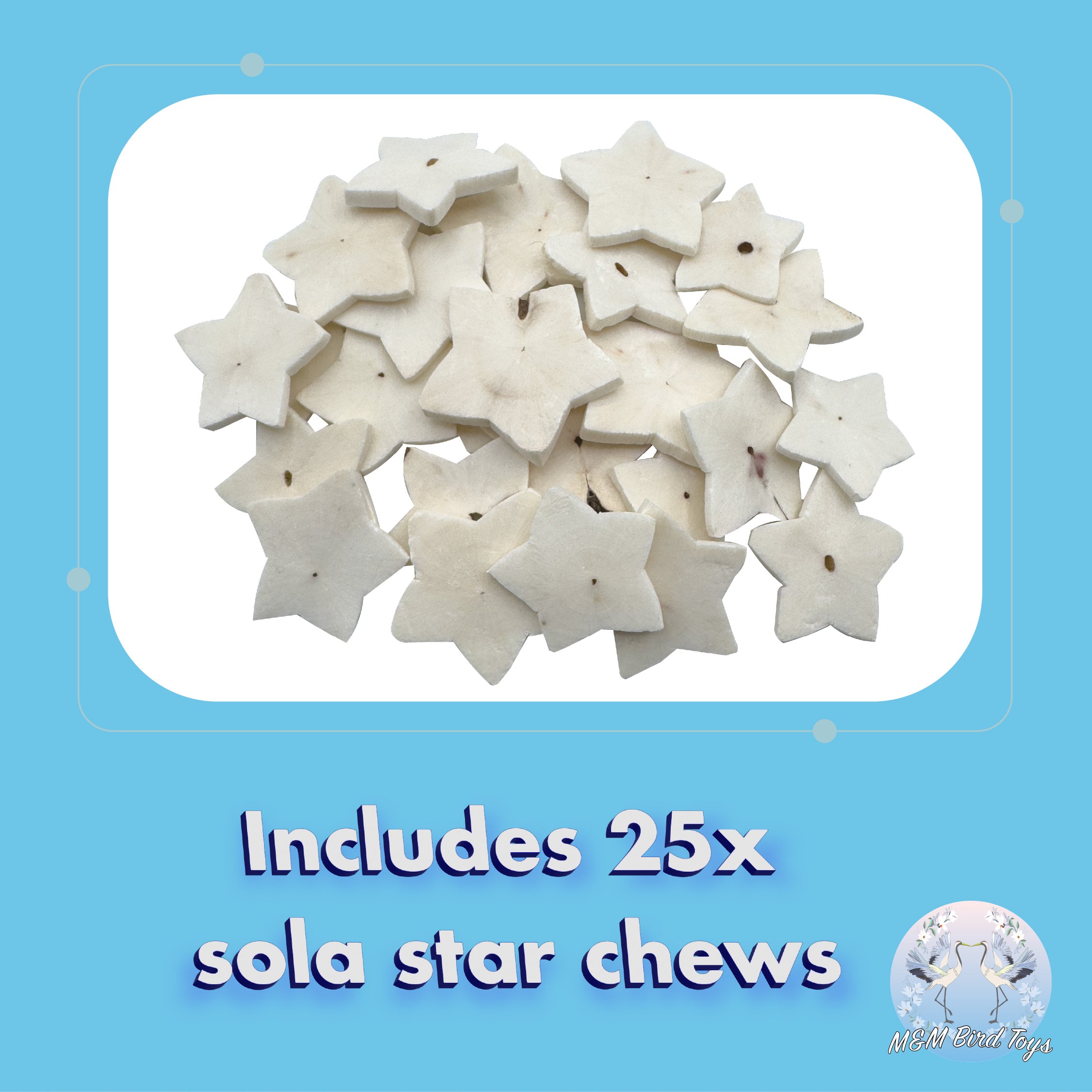 5141 Pk25 Thin Sola Star Chews