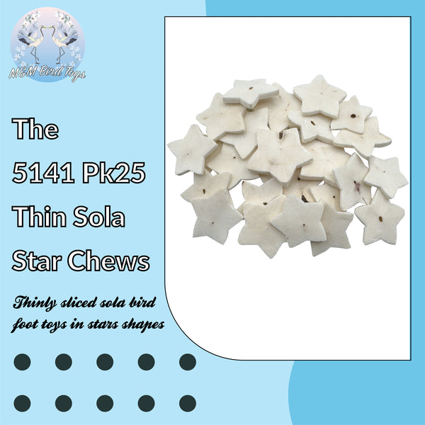 5141 Pk25 Thin Sola Star Chews - Hover