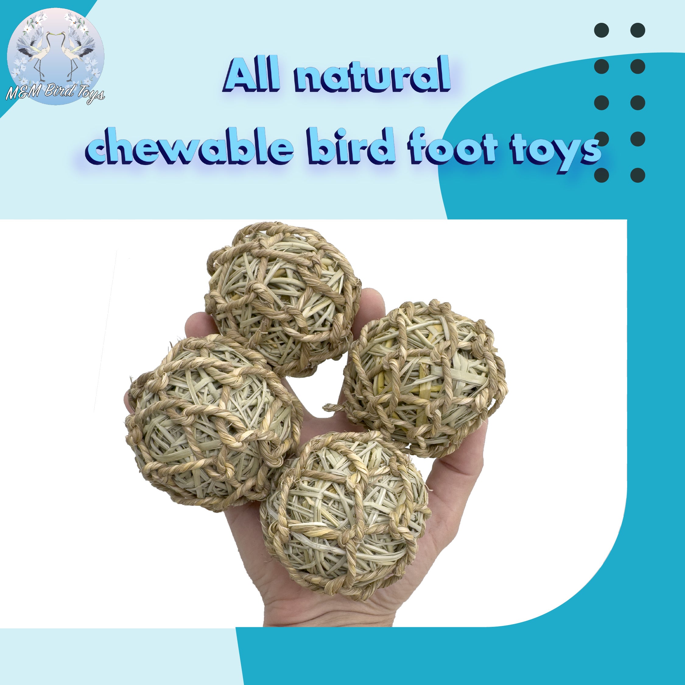 5017 Seagrass Sphere Chewers