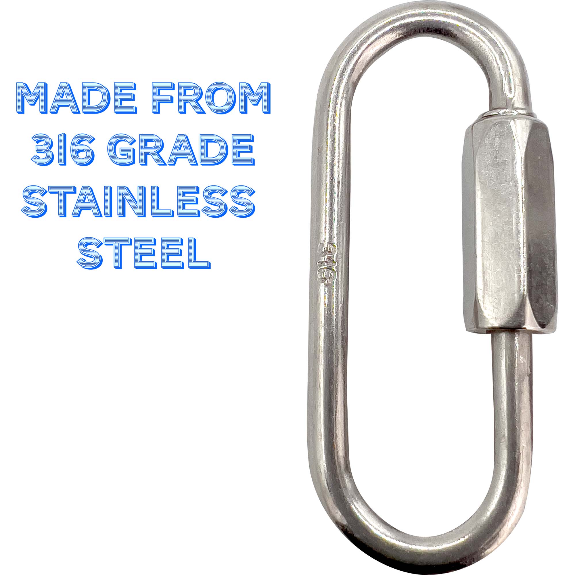 7004 Stainless Steel 2.5 Inch Large Toy Quick Link
